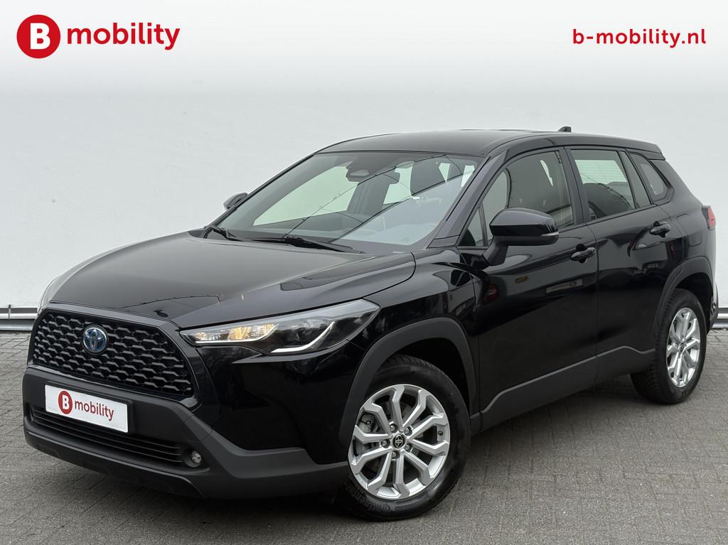 Toyota Corolla Cross 2.0 High Power 153PK Hybrid Active Acht, Auto's, Toyota, Stof, Gebruikt, 4 cilinders, Zwart