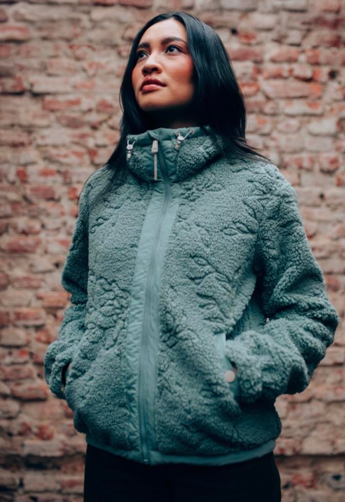 Ragwear vegan fleece tussen jack / vest NORDICKA groen, Ragwear, Nieuw, Ophalen of Verzenden, Ragwear