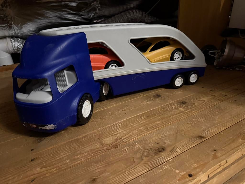 Little tikes vrachtauto met autos, Ophalen, Zo goed als nieuw