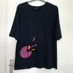 Aino Finland t shirt donkerblauw met print maat XL, Kleding | Dames, Maat 46/48 (XL) of groter, Zo goed als nieuw, Korte mouw