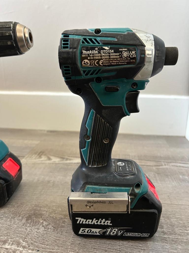 Makita 18V Boormachine & Slagschroevendraaier 5Ah - Z.G.A.N., Doe-het-zelf en Verbouw, Gereedschap | Boormachines, Ophalen of Verzenden