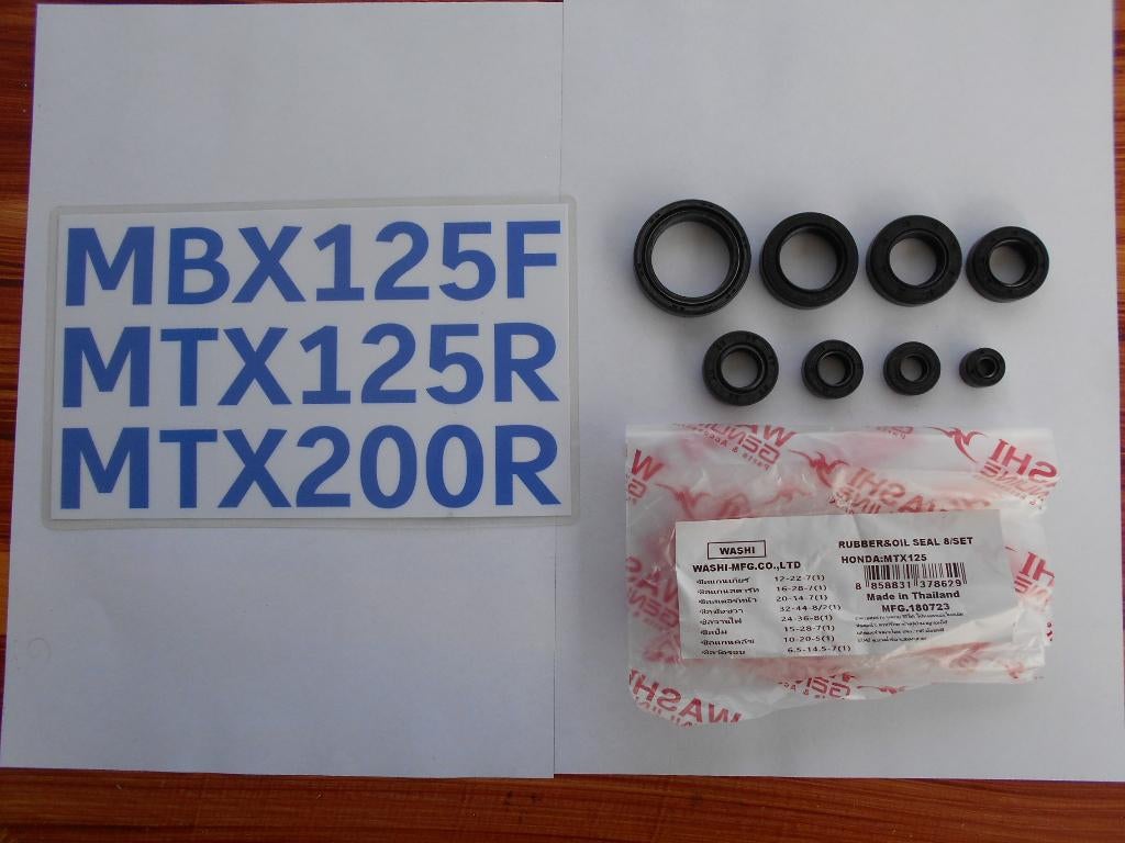 Nieuw Keerringen Set MTX125R/JD05-MTX200R/MD07/MBX125F/JC10, Motoren, Verzenden