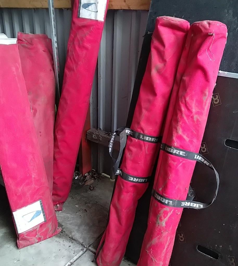 Strandzeiler RVS met 2 zeilen: 4.6 en 6.5, Ophalen, Gebruikt, Overige typen, 5 tot 7 m²