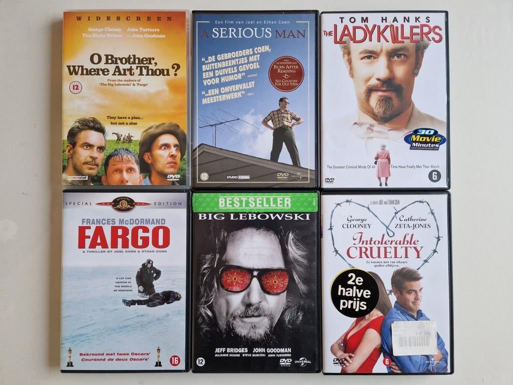 Coen Brothers DVD Pakket, Verzenden, Zo goed als nieuw