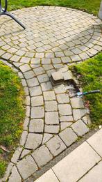 Terras stenen 15x15 cm aantal 228 5m2 Gebruikt, Tuin en Terras, Ophalen, Gebruikt, Beton, Terrastegels