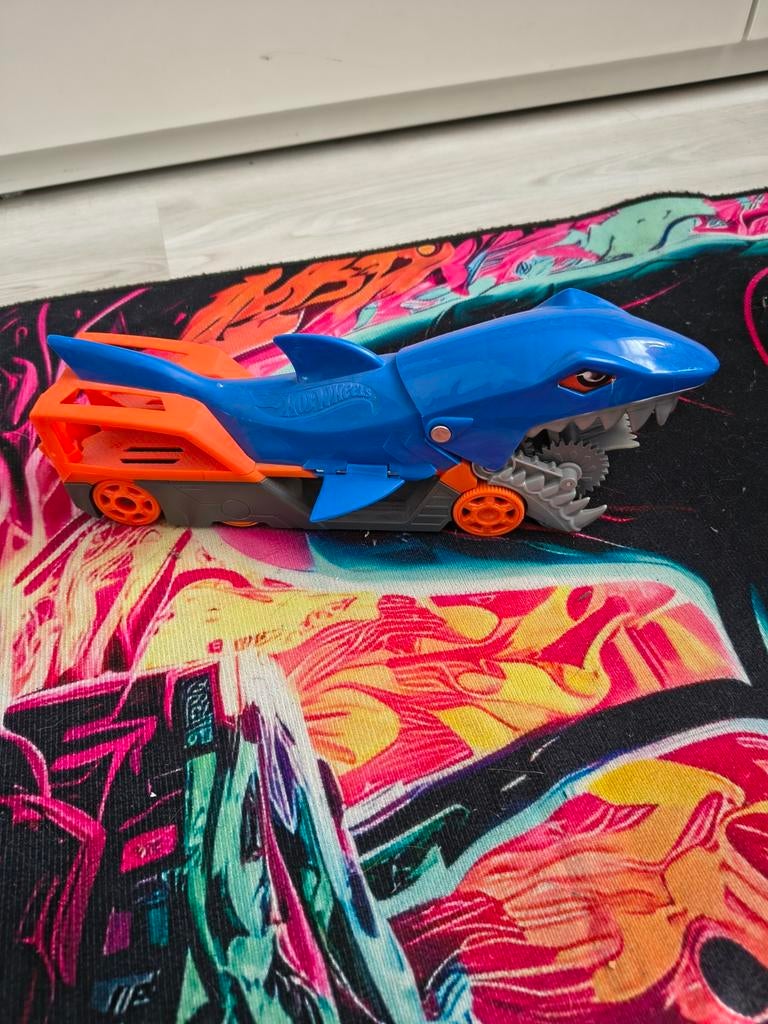 Hot Wheels Haaien Transportwagen Speelset, Ophalen, Zo goed als nieuw