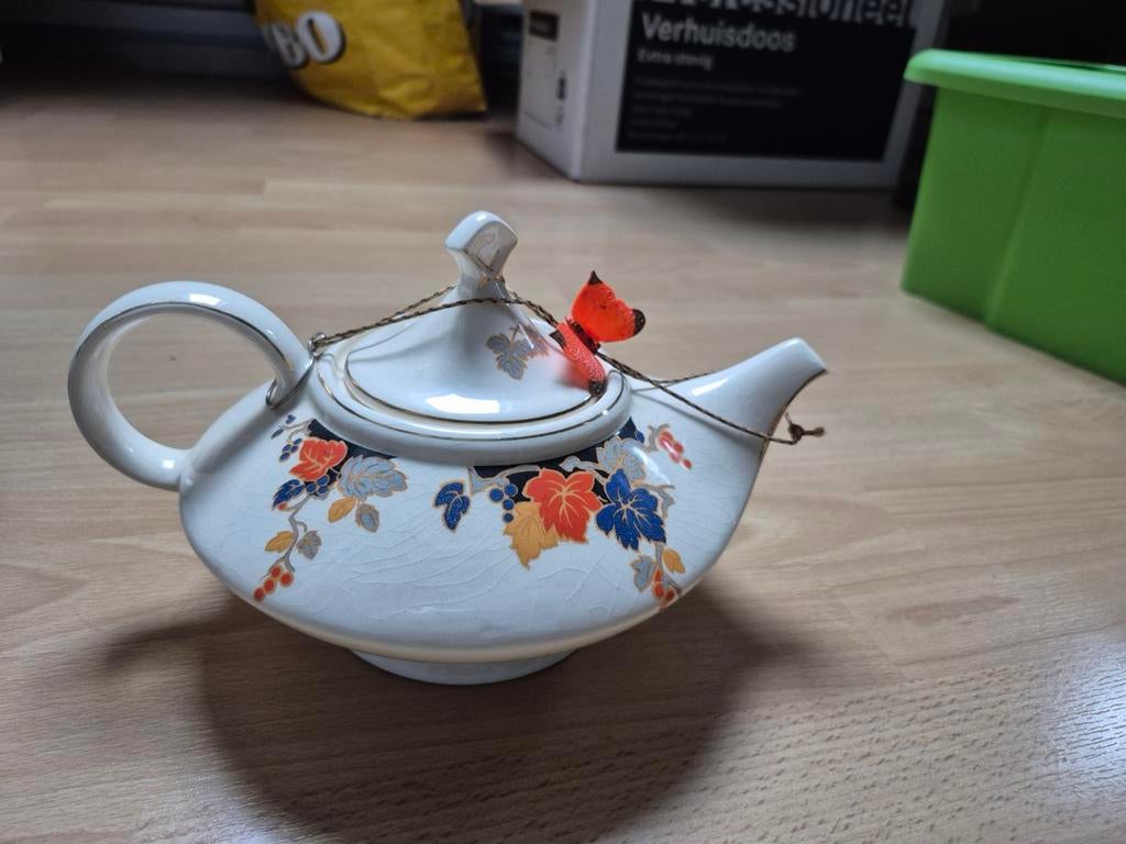 Art deco theepot, aardewerk mosa Maastricht., Antiek en Kunst, Ophalen