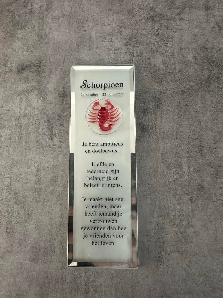 Schorpioen sterrenbeeld, Ophalen of Verzenden, Zo goed als nieuw, Overige typen