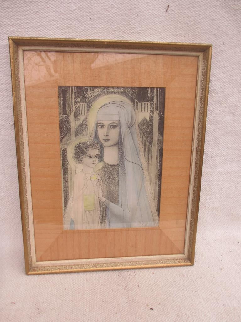Jan Toorop Maria met staand kindeke 1923, Ophalen of Verzenden