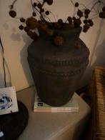 Donkergrijze hoge Still vaas, Huis en Inrichting, Woonaccessoires | Vazen, Ophalen of Verzenden, Zo goed als nieuw, Overige kleuren