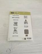 Designer Tee Stampin’Up! *NIEUW* stempelset, Ophalen of Verzenden, Nieuw, EZ-mounted stempel