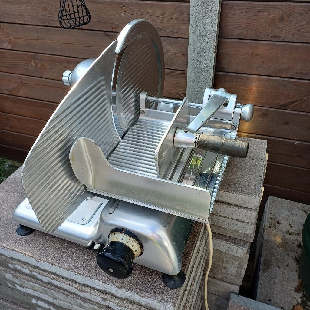 Bizerba snij machine, Huis en Inrichting, Ophalen, Gebruikt, Zilver, Metaal