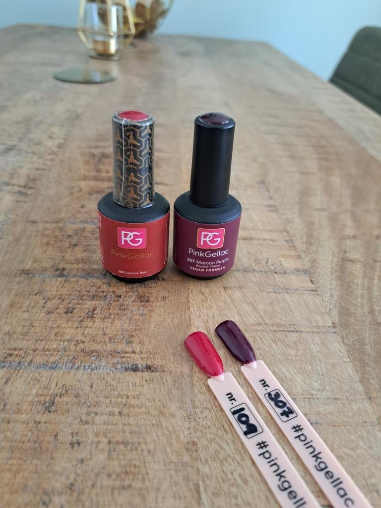 Pink Gellac – Rood, Ophalen of Verzenden, Zo goed als nieuw, Rood, Handen en Nagels