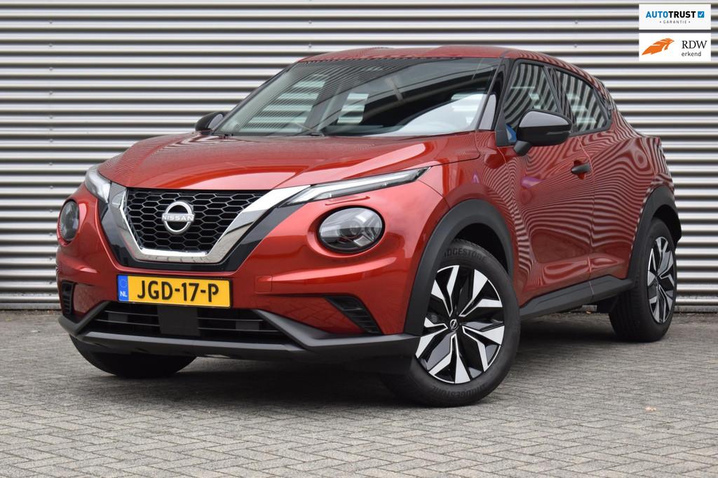 Nissan Juke 1.0 DIG-T Acenta, Airco, Ecc, Cruise, Apple carp, Auto's, Nissan, Stof, Origineel Nederlands, Bedrijf, USB