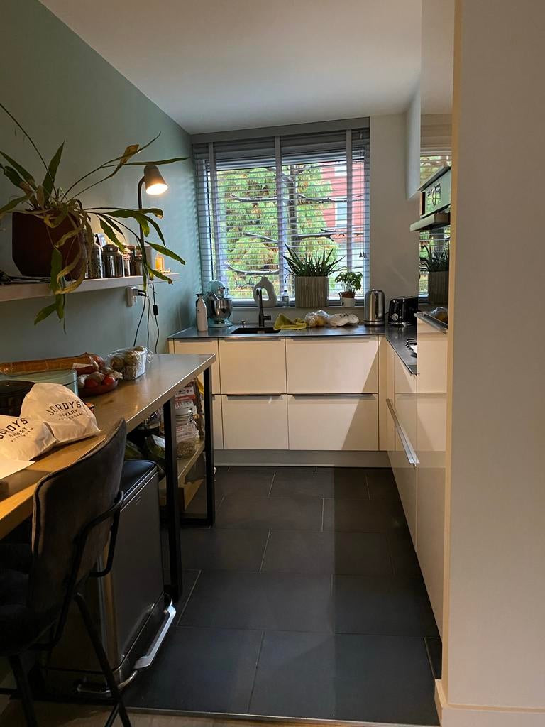 Massieve eikenhouten wandplank - 200x24cm, Ophalen, Zo goed als nieuw