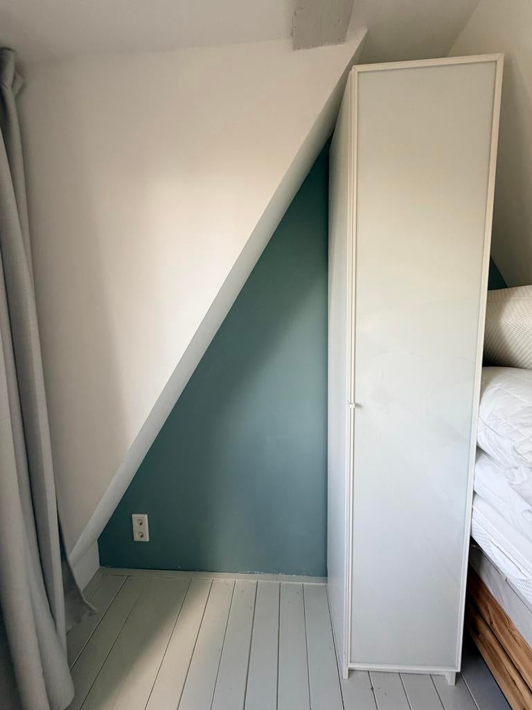IKEA BILLY hoge kast voor boeken serviesgoed met glazen deur, Ophalen, Minder dan 50 cm, Gebruikt, Modern
