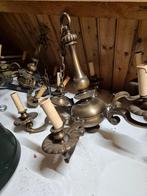 2 bronzen kroonluchters, Huis en Inrichting, Lampen | Kroonluchters, Ophalen