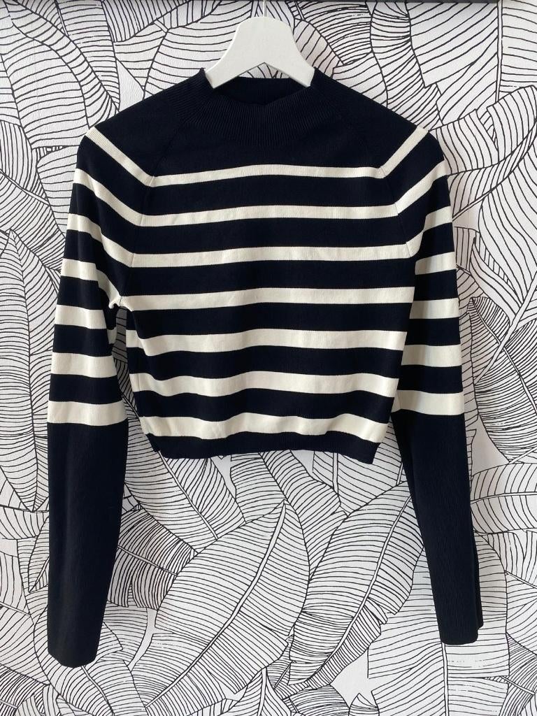 COS Cropped Sweater - S, Kleding | Dames, Truien en Vesten, COS, Zwart, Ophalen of Verzenden, Zo goed als nieuw