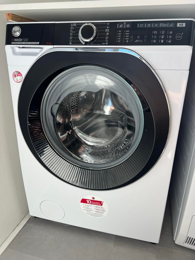 Hoover H-Wash 500 Eco Power - 8kg Wasmachine, Witgoed en Apparatuur, Wasmachines, Ophalen, 1200 tot 1600 toeren, Gebruikt, 8 tot 10 kg