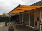 Zonnescherm 6 mtr breed, 3 mtr uitval, elektrisch, Gebruikt, 450 cm of meer, Elektrisch, Ophalen of Verzenden