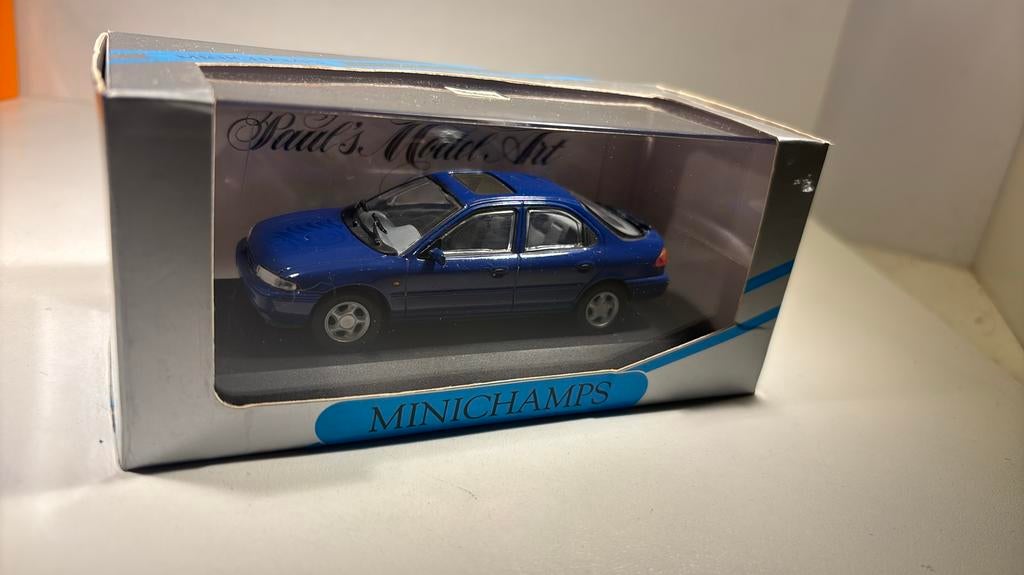 Ford mondeo bleu minichamps 1.43, Auto, Ophalen of Verzenden, MiniChamps, A