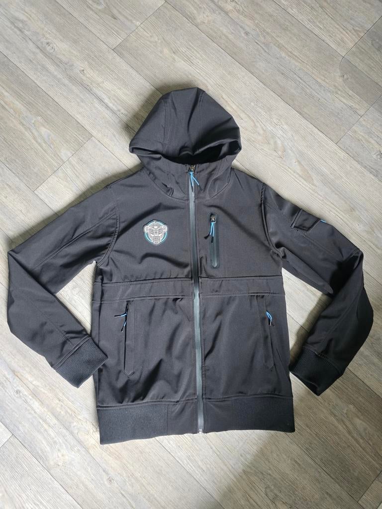 Black Bananas softshell tussenjas met capuchon, maat 152, Jongen of Meisje, Ophalen of Verzenden, Zo goed als nieuw, Jas