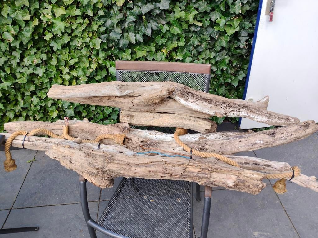 Drift wood decoratie stammetjes, Ophalen, Rechthoekig, Hout