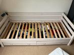 Eenpersoons Flexa bed met lades, Huis en Inrichting, Gebruikt, 90 cm, Eenpersoons, Wit