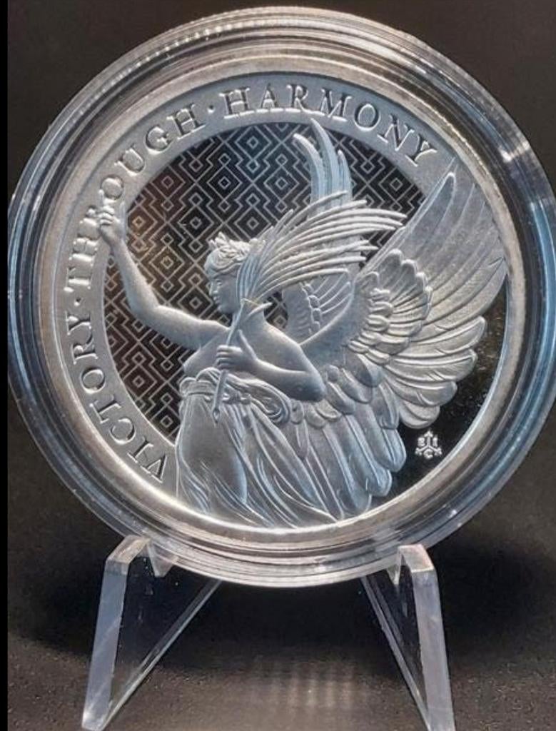 Zilveren munt 1 oz Queen Elizabeth II, Postzegels en Munten, Munten | Nederland, Verzenden