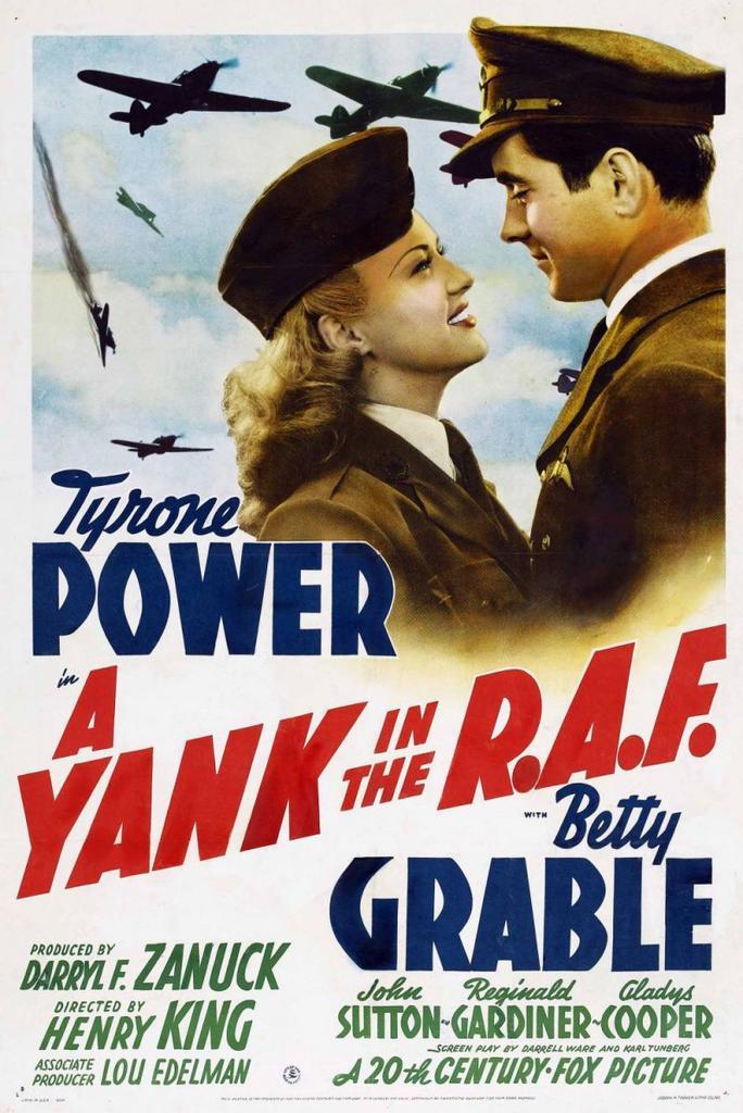 6). A Yank in the R.A.F. met Tyrone Power & Betty Grable., Cd's en Dvd's, Dvd's | Klassiekers, Zo goed als nieuw, 1980 tot heden
