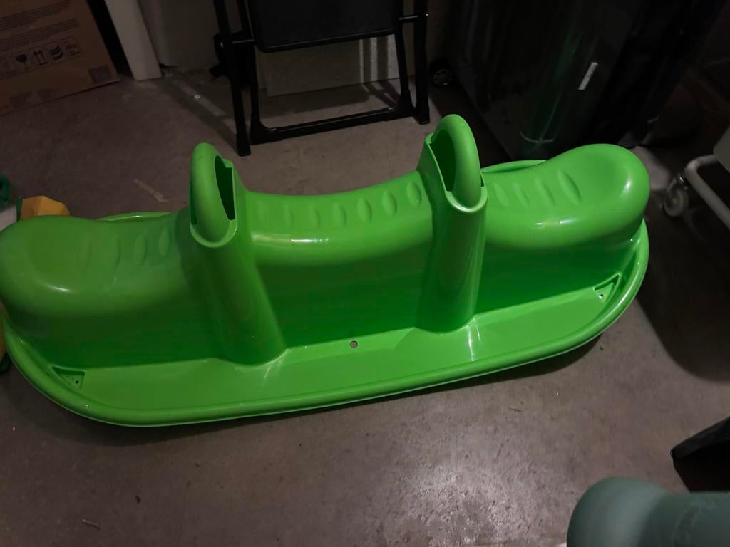 Groene schommelwip, Kinderen en Baby's, Speelgoed | Buiten | Los speelgoed, Ophalen of Verzenden, Gebruikt