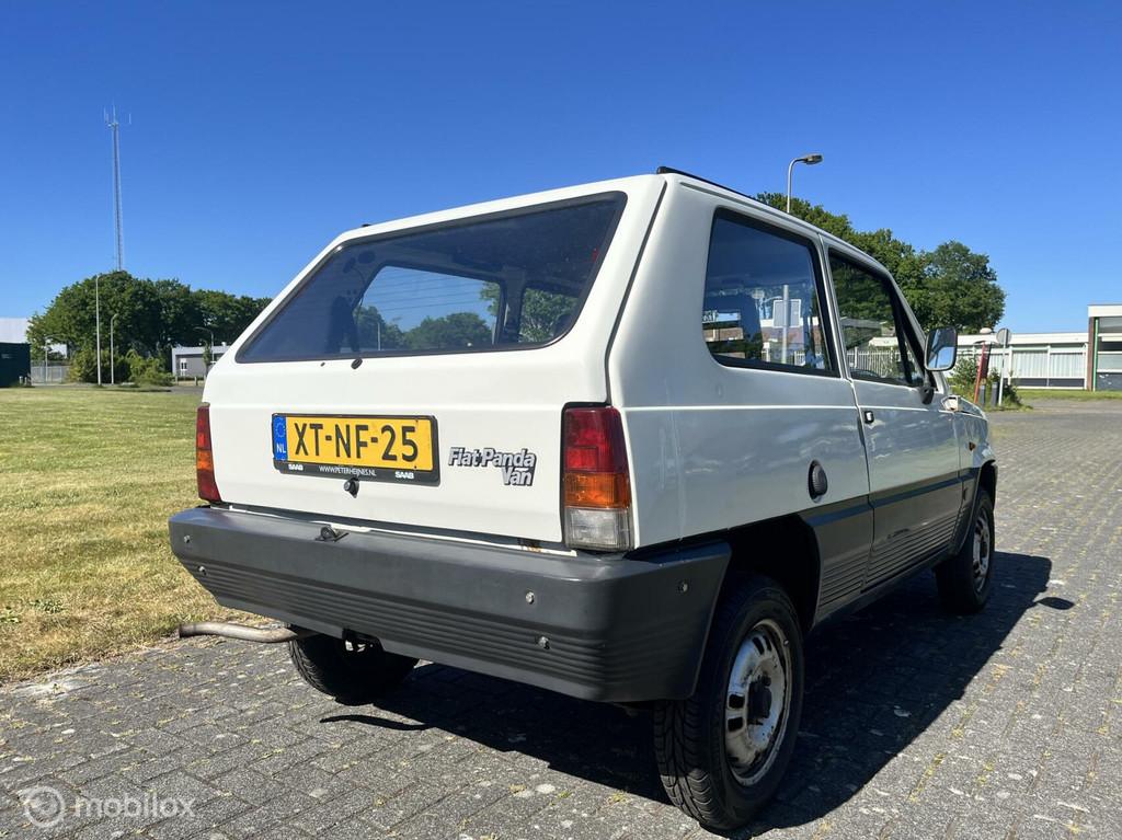 Fiat Panda 34 Van Uitvoering / Belasting Vrij / APK /, Voorwielaandrijving, Stof, Gebruikt, Wit