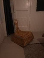 Rotan Wipstoel, Ophalen, Gebruikt, Bruin, Riet of Rotan