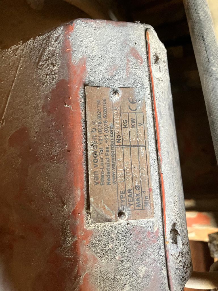 Van voorden zaagtafel, Ophalen, Gebruikt