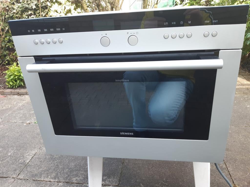 Combi magnetron/oven Siemens, inbouw, goed werkend, Gebruikt, Inbouw, Hete lucht, Ophalen