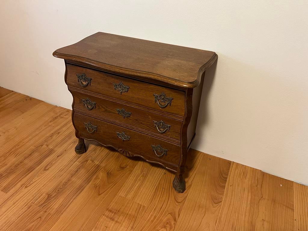 Antieke ladekastje / commode - 65x35x60cm, Ophalen, Gebruikt, 50 tot 100 cm, 3 of 4 laden