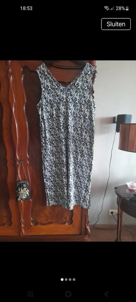 Mooie jurk C-Maxx xxl., Beige, Maat 42/44 (L), Ophalen of Verzenden, Zo goed als nieuw
