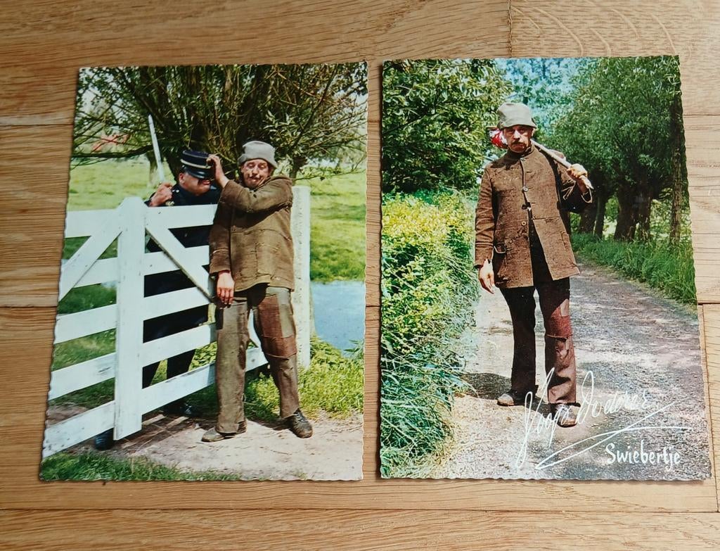 Ansichtkaart Swiebertje 2 Stuks Met Handtekening P/St € 3, Ophalen of Verzenden, 1980 tot heden, Ongelopen, Overige thema's