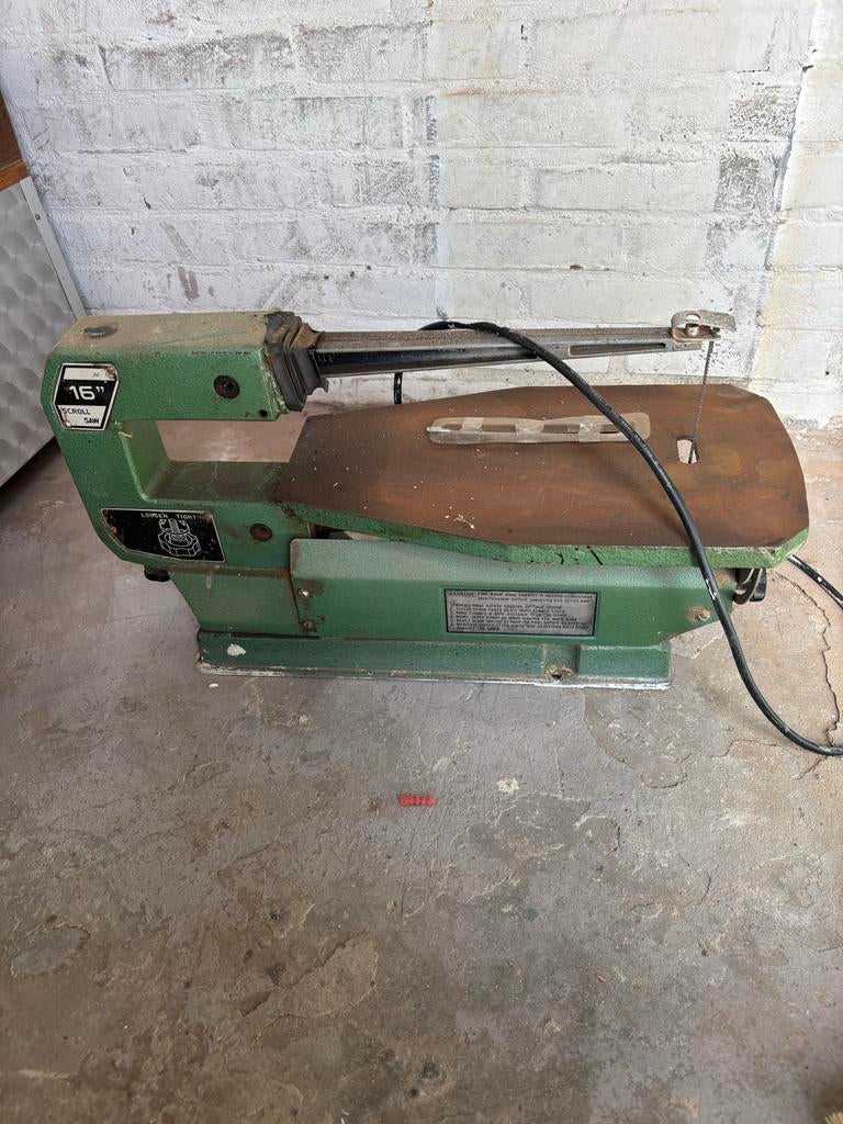 Figuurzaagmachine - 16" Scroll Saw, Ophalen, Minder dan 30 mm, Gebruikt, Figuurzaag