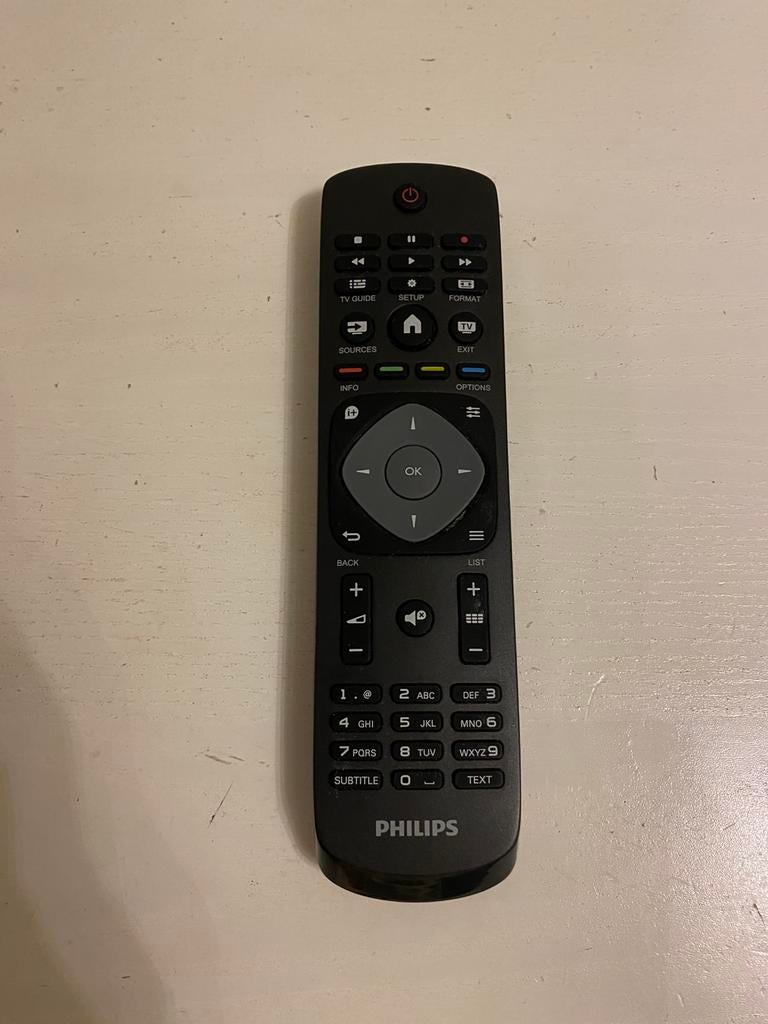 Afstandsbediening PHilips zo goed als nieuw, Ophalen of Verzenden, Zo goed als nieuw, Origineel, Tv