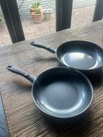 Tomado koekenpannenset van 2 - Superior Tornado, Ophalen of Verzenden, Zo goed als nieuw, Aluminium, Pannenset