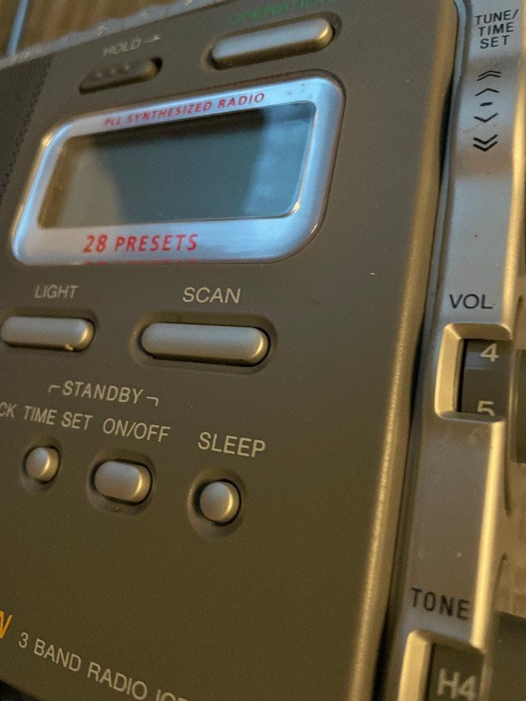 Sony radio ICF M770SL, Ophalen of Verzenden, Zo goed als nieuw, Transistorradio