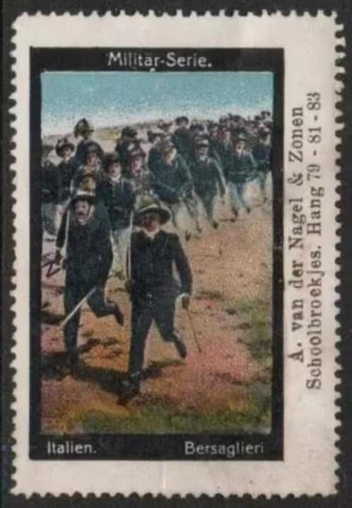 Sluitzegel Militair Italië Bersagliere Van de Nagel., Ophalen of Verzenden, Zo goed als nieuw