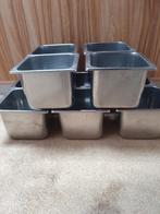 IJsbakken 2,5 liter RVS, Ophalen, Gebruikt