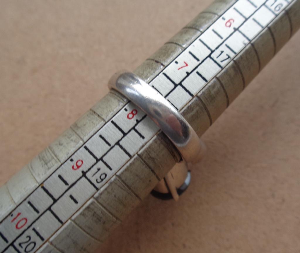 zilveren royale ring met geslepen stenen [053], 18 tot 19, Verzenden, Zo goed als nieuw, Dame