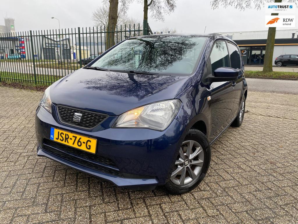 Seat MII 1.0 Sport Cruise Stoelverw Tel Nav Pano, Auto's, Voorwielaandrijving, Euro 5, Stof, Gebruikt