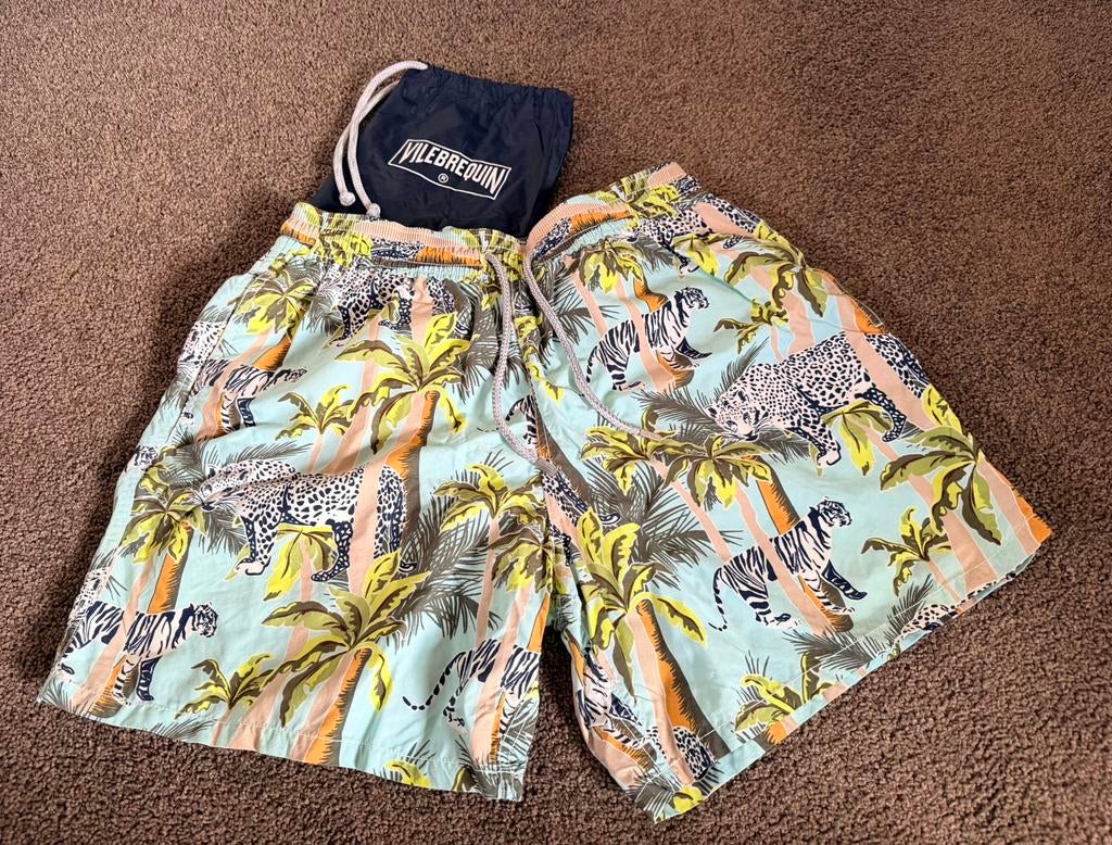 Vilebrequin Zwembroek heren XL - zgan, Ophalen of Verzenden, Maat 56/58 (XL), Blauw, Zwemshort