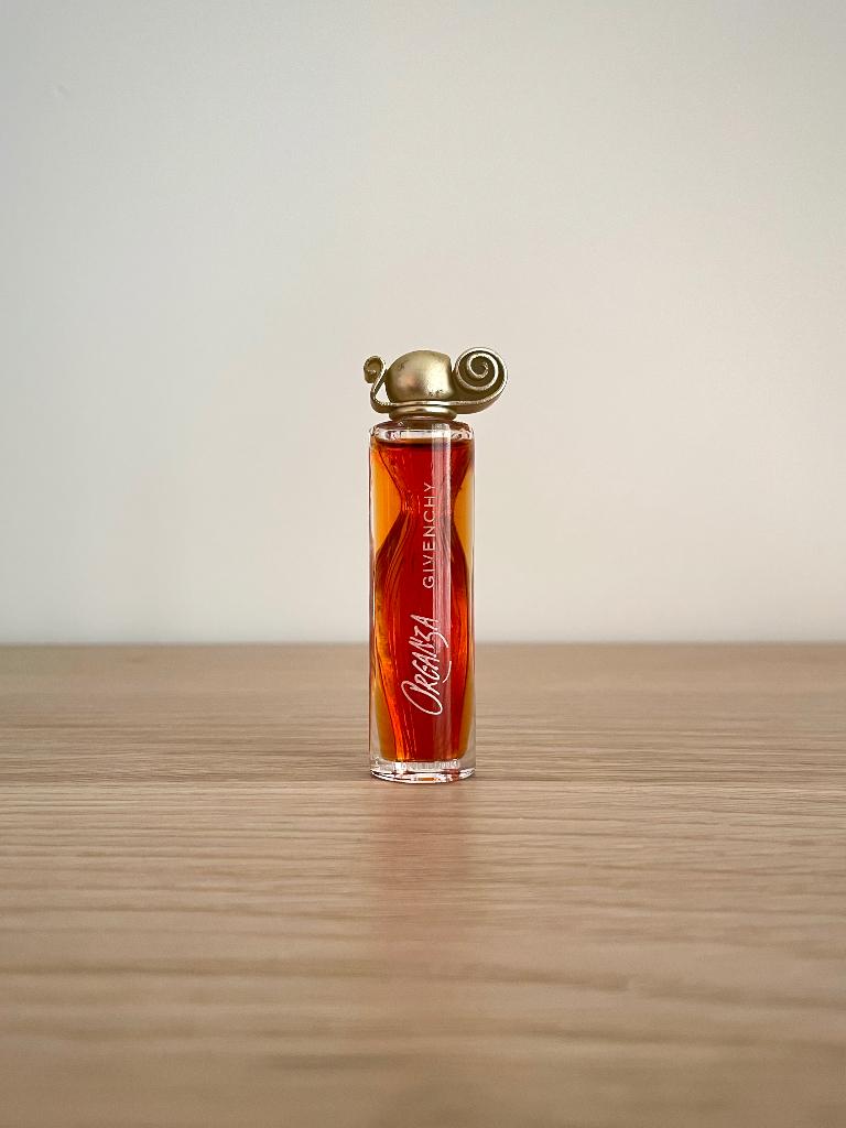 Givenchy Organza - Vintage Parfum Miniatuur (5ml), Verzenden, Gebruikt, Miniatuur, Gevuld