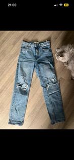 ZGAN Ripped mom jeans Stradivarius S/36, Ophalen of Verzenden, Zo goed als nieuw, Blauw, W28 - W29 (confectie 36)