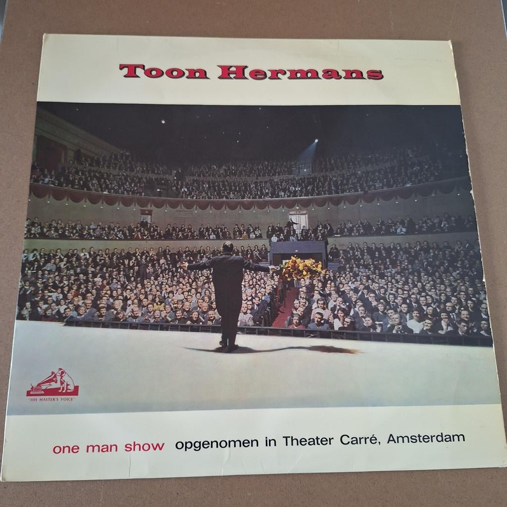 Toon Hermans - One Man Show LP, Cd's en Dvd's, Vinyl | Nederlandstalig, Ophalen of Verzenden, Zo goed als nieuw